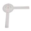Kleines Gelenk-Goniometer, 360 Grad, klare Skala, Knie, Ellbogen, Finger, Goniometer-Werkzeug, transparent