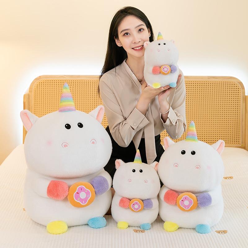 Cute Donut Unicorn Plush Toy Doll Ornament Doll Gift Children's Birthday Gift