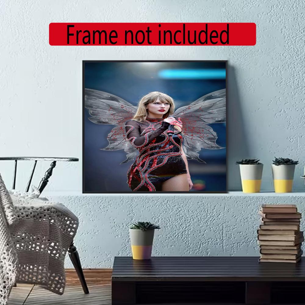 Taylor Swift 5D Diy Diamond Paintings Mosaic Wall Round Diamond Art Painting Kits Embroidery Crystal Accessories Frameless