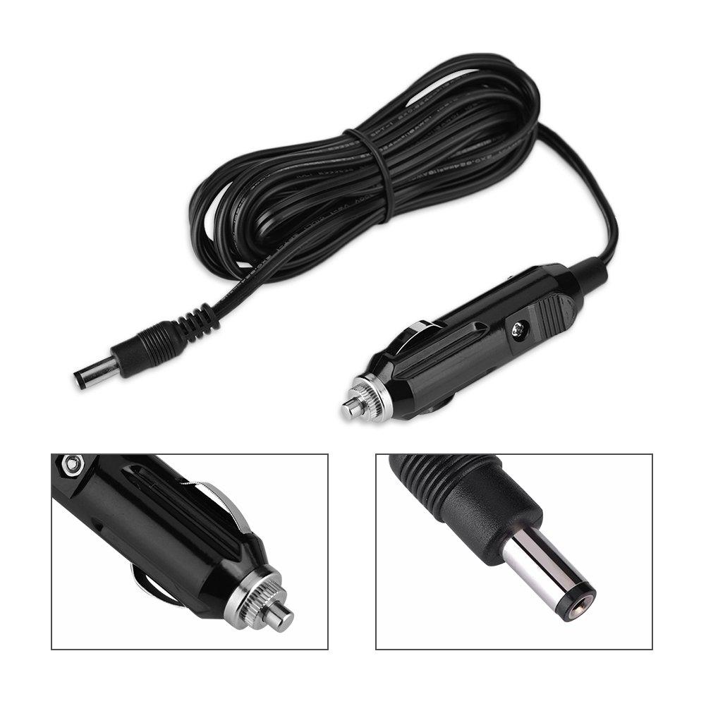 Cigarette Lighter Cable, Anauto 10A Car Cigarette Lighter 5.5mm X 2.1mm Cigarette Lighter Cord Adapter Cable for Car