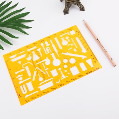 K Resin Drawings Template Pravítko pro fyzikálně-chemický nástroj pro měření