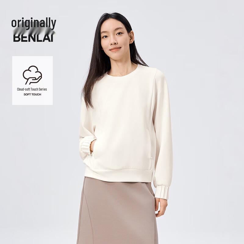 

BENLAI Women s Cloud Soft Crewneck Sweatshirt (2025 Autumn) L