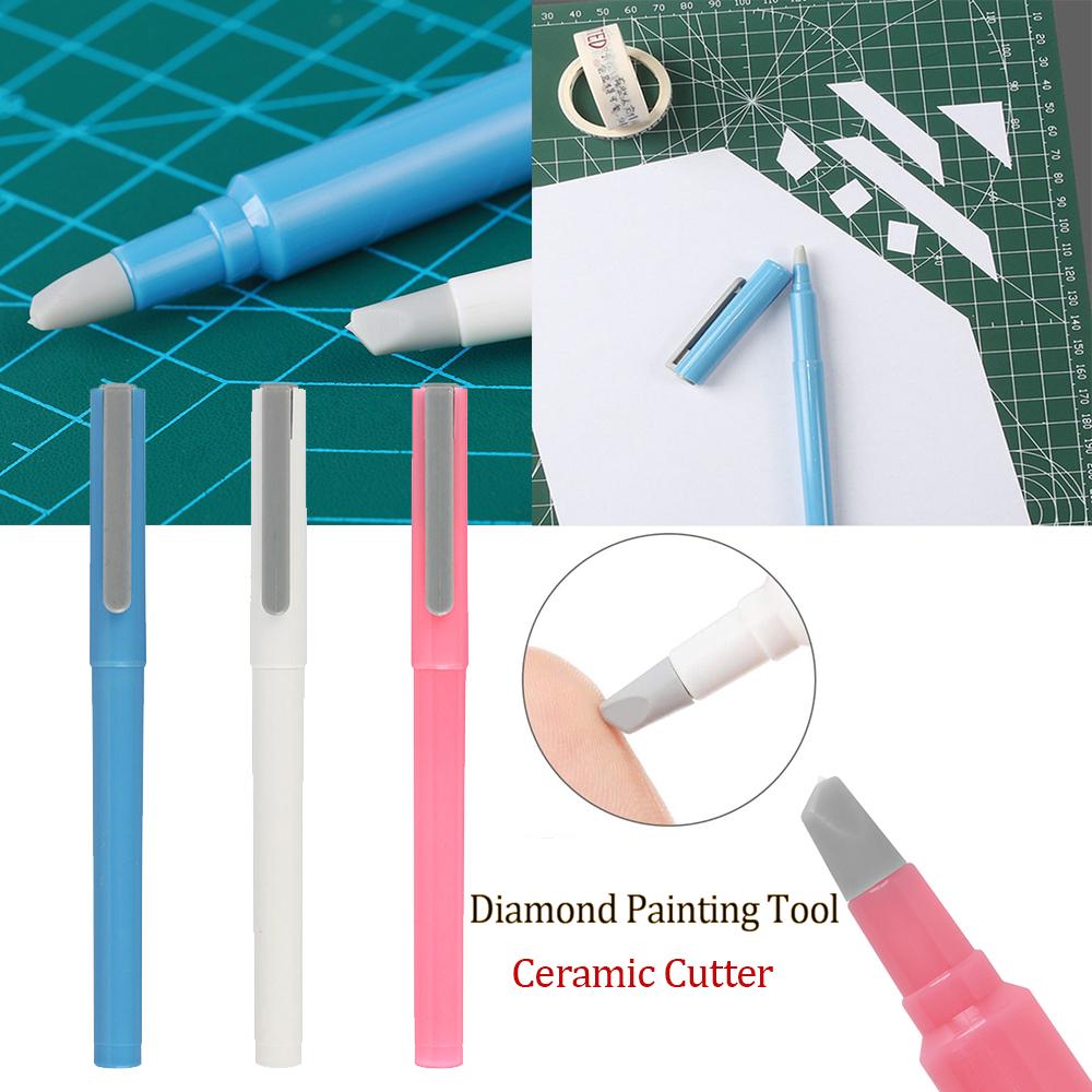 5D DIY Diamantmalerei Papierschneider Keramikklinge Zum Perfekten Schneiden der Abdeckung Diamantmalerei Werkzeuge Stickzubehör