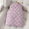 Winter Women Vest Cotton Lightweight Warm Slim Casual Outerwear Jacket