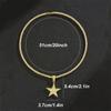 Hip Hop Pentagram Inlaid Zirconia Pendant Necklace for Men Women Universal Fashion Trend Versatile Sparkling Party Zircon Gift