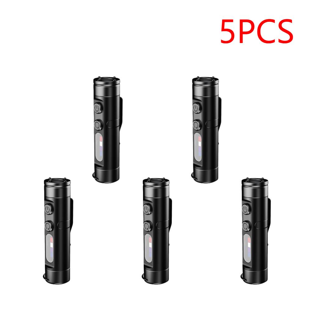 Mini Flashlight EDC Portable Strong Light Outdoor Flashlight Maintenance Work Searchlight LED Magnetic Super Bright Flashlight