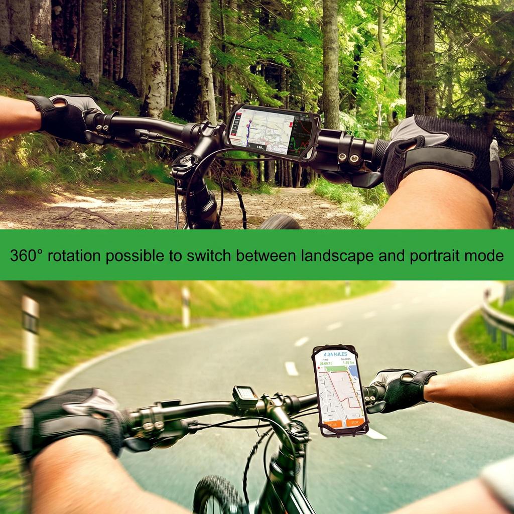 Soporte universal para teléfono móvil para motocicleta y bicicleta
