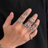 Skull Ring, Trendy and Cool Punk Accessory, Unisex Dark-themed Jewelry, Quirky and Domineering Hand Accessory, Unique Halloween Gift