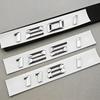 3D ABS Chrome Car Letters Logo 118i 120i 125i Rear Trunk Badge Emblem Sticker For 118i 120i 125i Tail Marking Accessories CB4