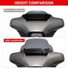 Motorcycle Accessories 14"  ABS Plastic Windscreens Smoke Windshield Fit For Harley Street Glide FLHX/I models 2024 2025 -later