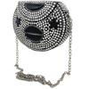 Silver Metal Beaded Ethnic Purse Girls Bridal Bag Cross Body Bag for women/Girl Party Clutch Metal Clutches Vintage Brassc