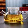 700ml Teiera in Vetro Borosilicato Spesso Fatta a Mano Resistente al Calore Filtro Teiera per Tè Kung Fu Cinese Tazza Accessorio per il Tè del Pomeriggio