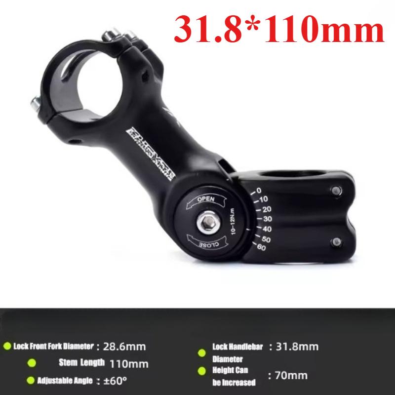 Regulowany mostek kierownicy rowerowej Akcesoria do podnoszenia roweru górskiego Kątowy podnośnik Adapter mostka do widelca przedniego roweru ze stopu aluminium