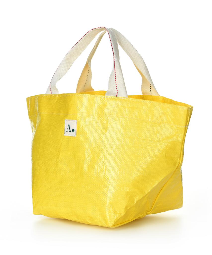 The-Abon Beach Poly Water Tote Bag Yellow