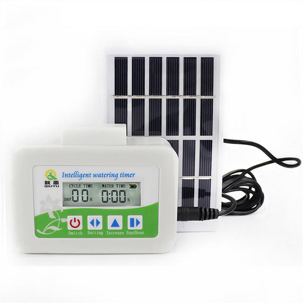 Chytrá zavlažovací pumpa pro kapkovou závlahu rostlin, časovač napájený solární energií, sada