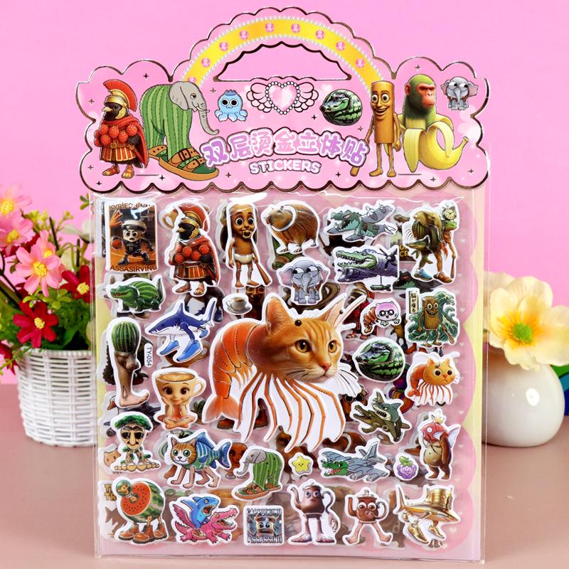 Детские 3D наклейки Sanrio Куроми и Май Мелоди KPOP Охотник на демонов