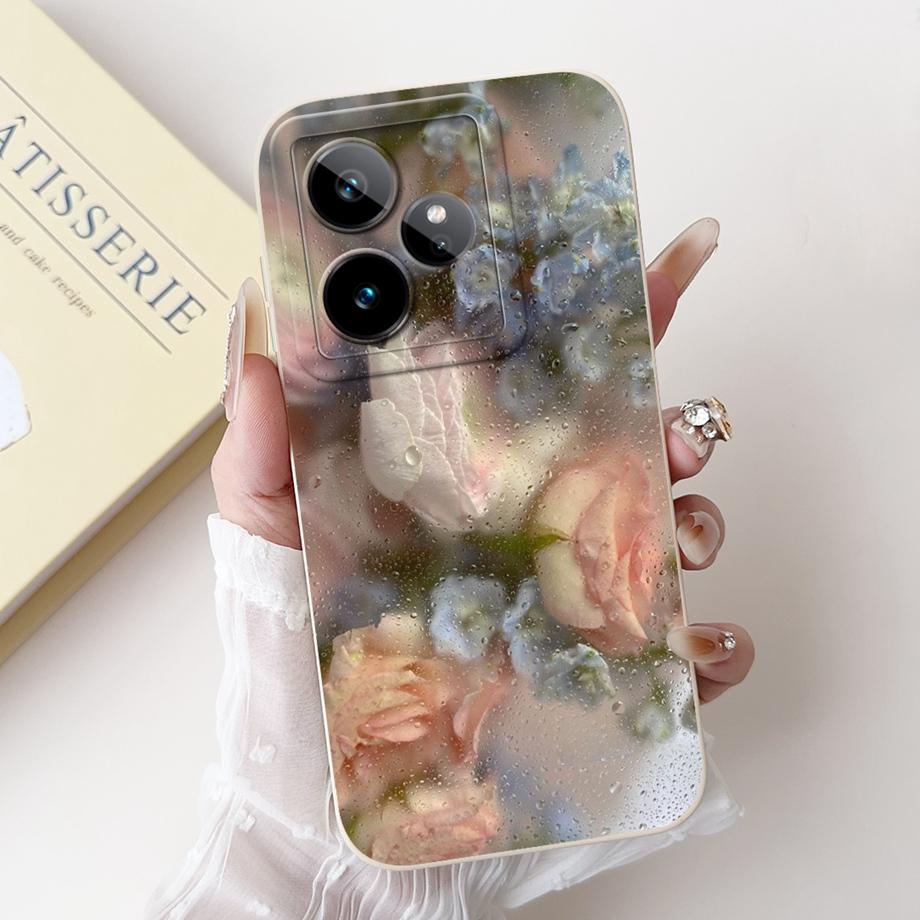 For Realme GT 7 5G Case RMX5061 Cute Cartoon Fashion Painted Cover Soft Silicone Case For Realme GT7 Pro GT 7 Pro 7T GT7T Fundas