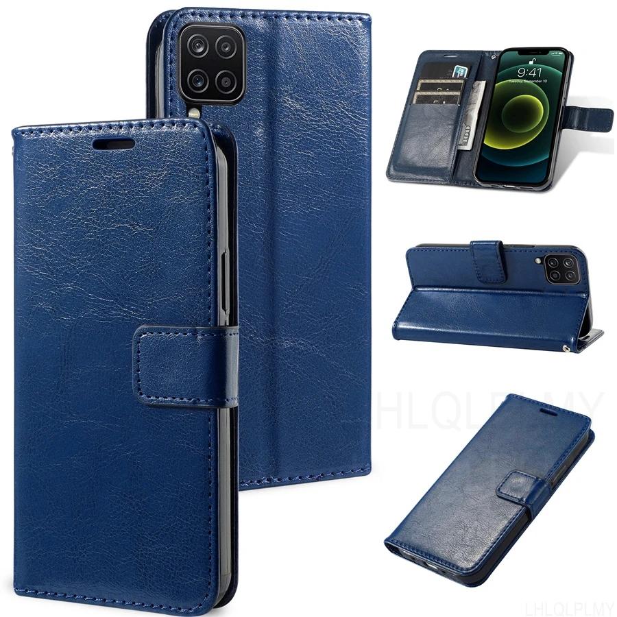 Leather Flip Case For Samsung Galaxy M13 A23 A12 M12 M22 M32 M52 5G A22 A32 A42 A52 A72 M23 M33 A73 A33 A53 A13 M11 Wallet Cover