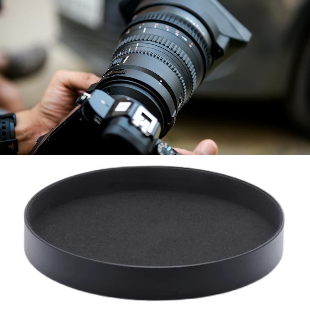 Cache d'objectif noir élégant Couvercle de protection pour 80 mm Accessoires d'appareil photo et fixations d'objectif