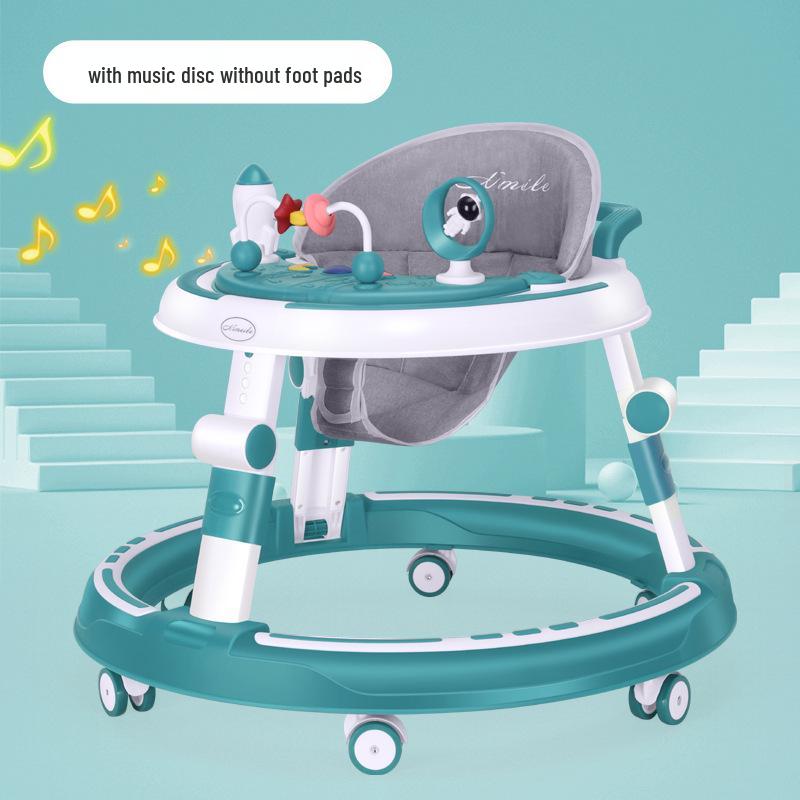 Многофункциональная детская ходунка и прогулочная коляска с защитой от опрокидывания