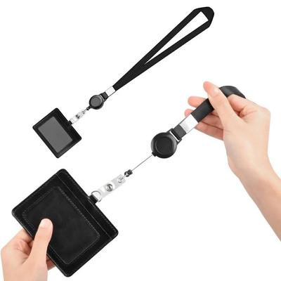 Retractable Pull Badge Reel ABS Plastic Character Scalable Student Nurse Exhibition Business Card Badge Holder Work Card Cover