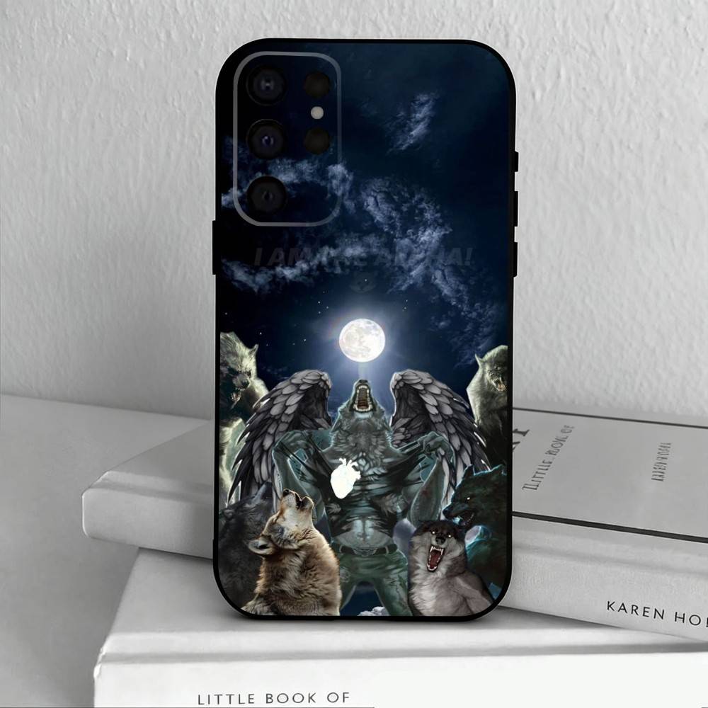 Alpha Sigma Wolf Cool Phone Case For Samsung S25,S24,S21,S22,S23,S30,Ultra,S20,Plus,Others Soft Black Cover