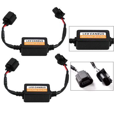 2x H13 LED Headlight Canbus Error Free Anti Flicker Resistor Canceller Decoder