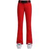 New Women's Slim Fit Ski Pants: Elastic, Double-Layered, Velvet-Lined, Windproof, Waterproof, Breathable, Solid Color.