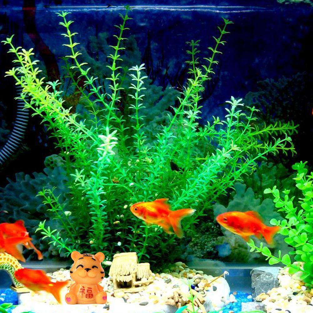 Cute Blessing Fortune Tiger-shaped  Ornaments, Micro Landscape Gardening Resin Decoration, Desktop Crafts Display Home Decor
