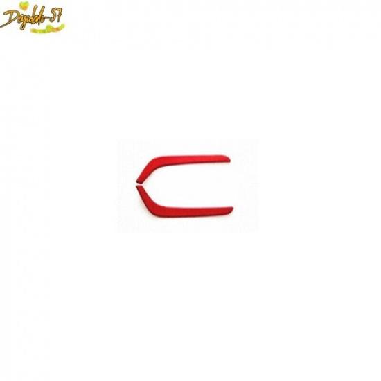2xFront Fog Light Lamp Strip Trim ABS Red Car 2PCS For HONDA CR-V CRV 2017-