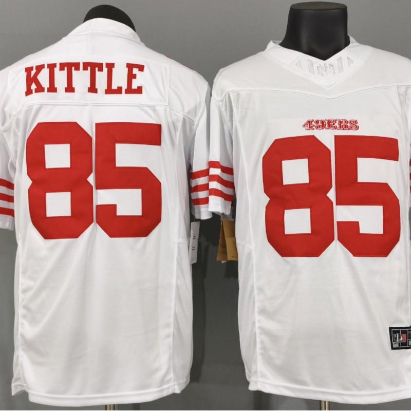 San Francisco 49ers 85 George Kittle Forması 3. Nesil Amerikan Futbolu Nakışlı