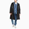 Calvin Klein Jacke mit Tigerkopf-Print, mittellang, mit Kapuze, Unisex-Jacke, Schwarz J400118-BEH