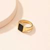 Ladies Geometric Ring Metal Vintage Hiphop Birthday Wedding Party Holiday Beach Date Travel Jewelry for Female