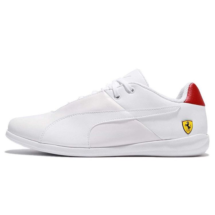 PUMA Ferrari Future Cat Casual Unisex Sneakers White Red 306001-03 EU 42