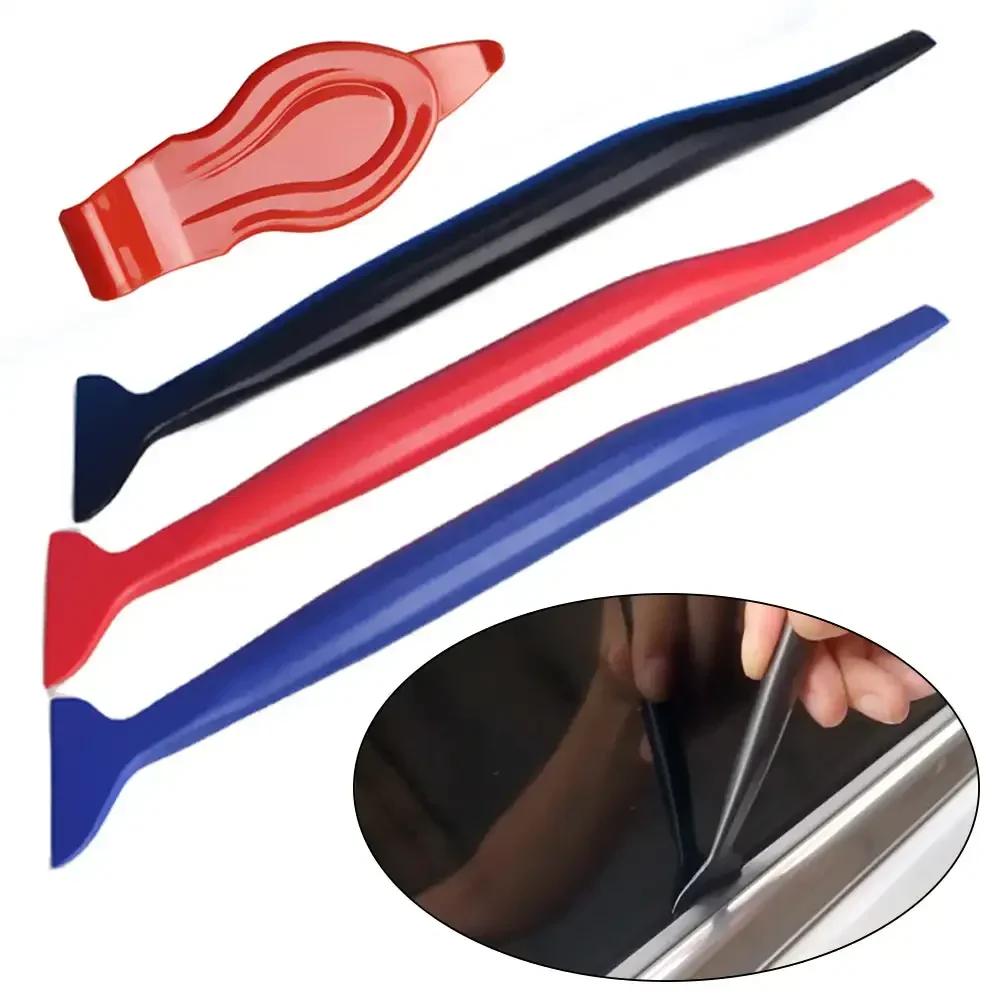 3/4PCS Car Vinyl Wrap Film Squeegee Scraper Edge-closing Detailing Tools For Automobile Film Sticking Car Styling Accessories