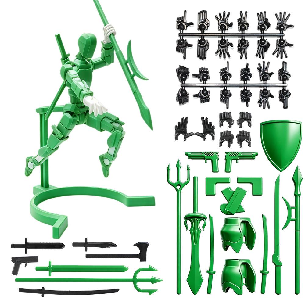 Newest!!! Magnetic Attraction 3D Printed Dummy T13 DIY Multi-jointed Man and Woman Lucky Doll  Movable Shapeshift Robot Toys