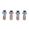 4Pcs Bike Brake Lever Fixed Screws M6x18mm Titanium Alloy Light Weight Bike Screws Mountain Bike Accessories Colorful