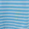 Marimekko Border Short Sleeve Cut S Blue Women Used