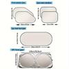 6-Pack Windshield Sunshades – UV & Heat Insulation Protection Against Sunlight for Cars