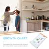 Children Height Wall Ruler Growth Chart for Kids Measurement Tool Room Decor Canvas Wood Ruler