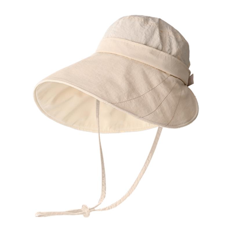 Summer sun protection hat with extended and enlarged brim full face protection ponytail sun protection hat UV resistant hat