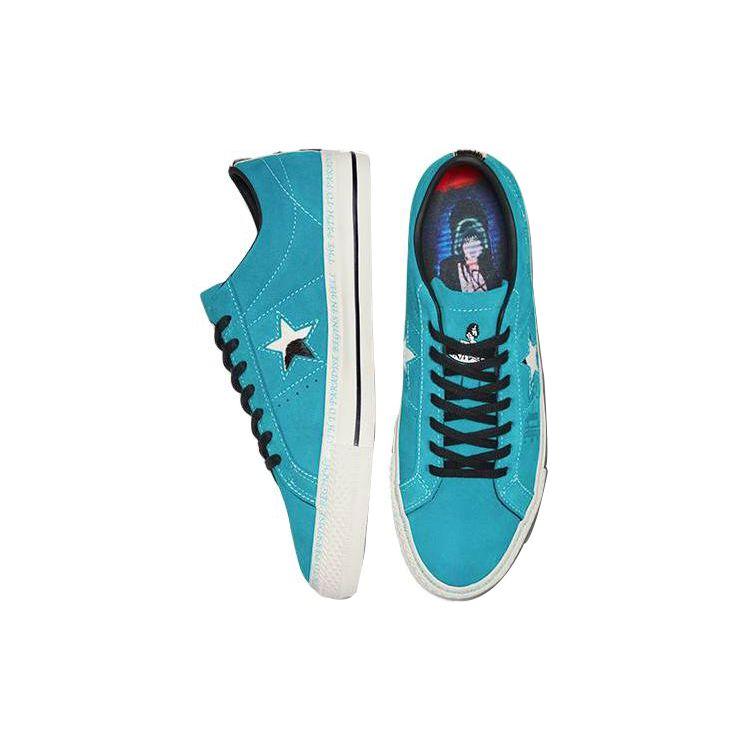 Sean Pablo X Converse One Star Pro Low Paradise - Rapid Teal Unisex Sneakers Blue Black Egret 173215C