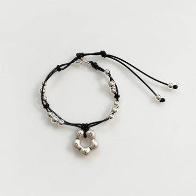 August Harmony Vintage Flower String Knot Bracelet