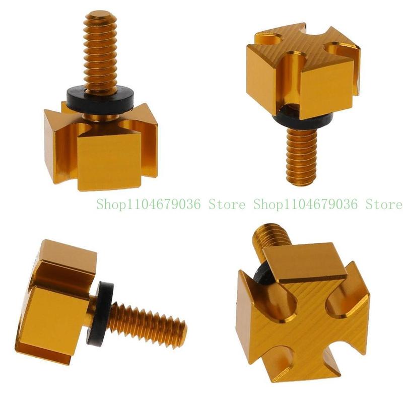 652F Motorcycle Aluminum Rear Screw Screw Screw 1/4"(6mm) Universal Screw