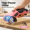 Radio Scissors, Portable USB-Rechargeable Handheld Electric Scissors, Ideal for Cutting Fabric, Cardboard Boxes, Trimming Carpets Office Kitchen Tools