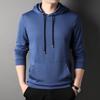 Autumn New Men's Long-sleeved Hoodie Casual Fashion Base Top Men's Breathable Coat
