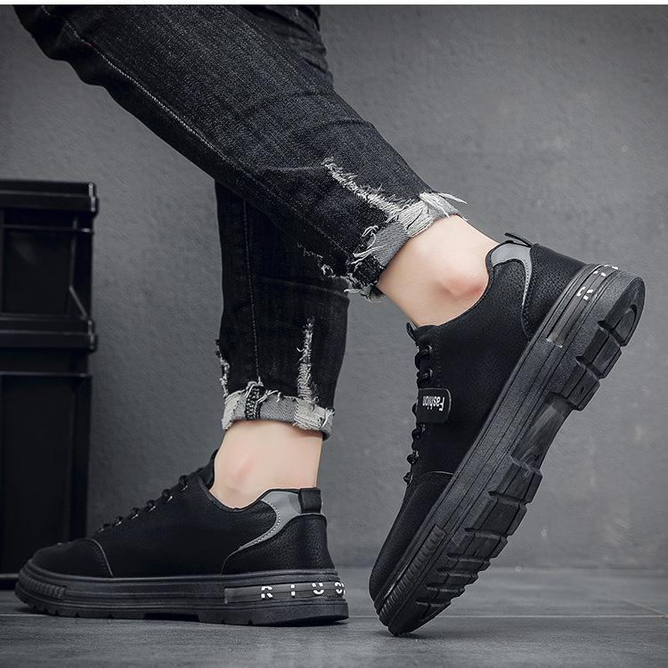 Pantofi pentru bărbați, vară, noi, îmbrăcăminte de lucru, respirabile, pantofi pentru bărbați, versatili, anti-alunecare, sport, ocazional, pantofi de bord, pantofi de protecție a muncii, pantofi pentru bărbați