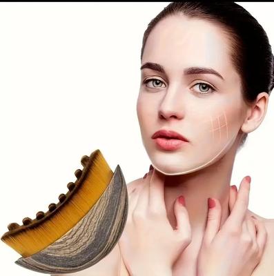 Lymphatic Contour Massage Brush: Multifunctional Beauty & Makeup Tool, Student-Designed