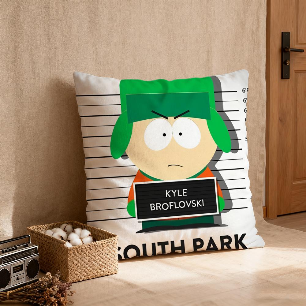 Pillow Case luxurious home office, sofa decorative Multi sized car seat cushions, pillowcases A-South Parks Cute