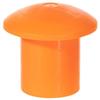 For Construction For Safety 100 Pcs Orange Mushroom For Durable Plastic Tools Easy Installation for 10M to 25M